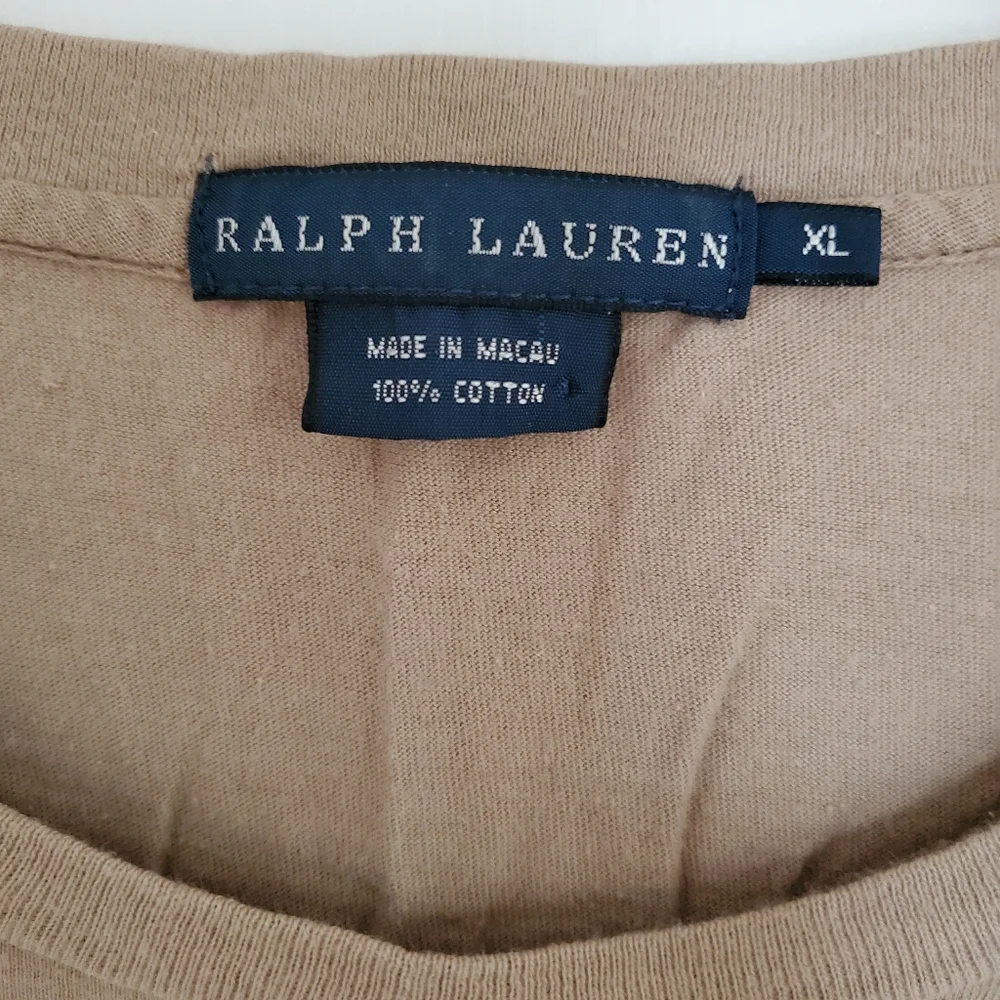 Ralph Lauren tan Tokyo short sleeve graphic tee women's size XL - Picture 3 of 3